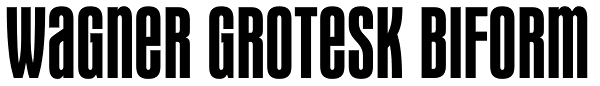 Wagner Grotesk Biform Font