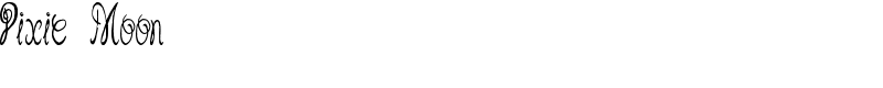 Pixie Moon Font