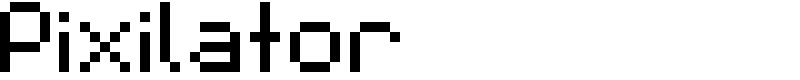 Pixilator Font