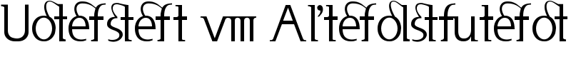 Usenet - Alternates Font