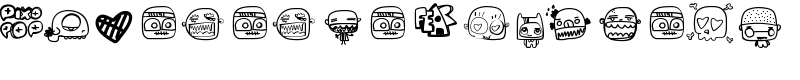 PixopopMonstalove Font