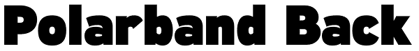 Polarband Back Font