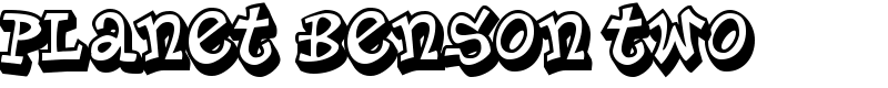 Planet Benson Two Font