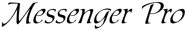 Messenger Pro Font