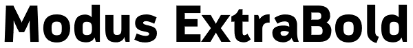 Modus ExtraBold Font