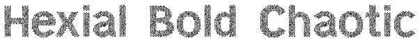 Hexial Bold Chaotic Font