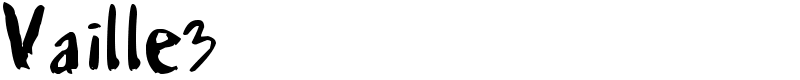 Vaille3 Font