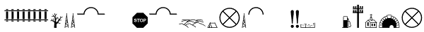 Rally Symbols 2D Picto Font