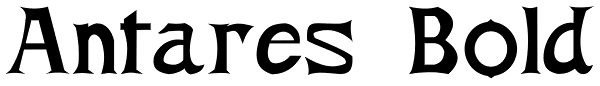 Antares Bold Font