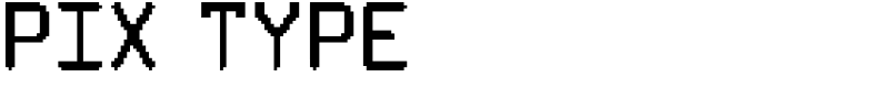Pix Type Font