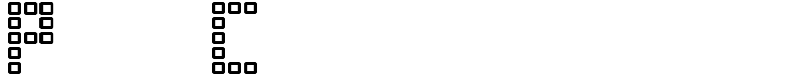Pixel Chunker Font