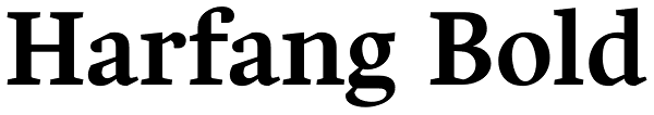 Harfang Bold Font