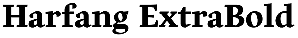 Harfang ExtraBold Font