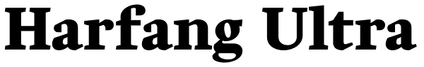Harfang Ultra Font
