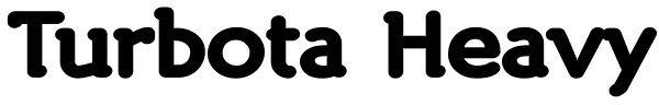 Turbota Heavy Font