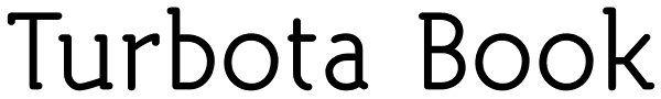 Turbota Book Font