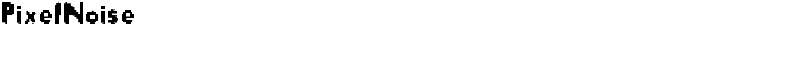 PixelNoise Font