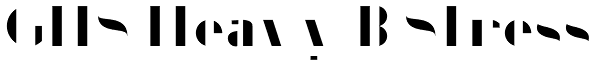 GHS Heavy B Stress Font