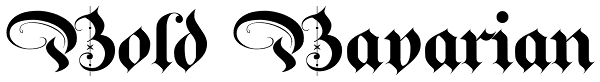 Bold Bavarian Font