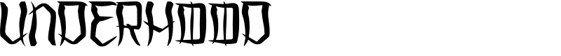 underhood Font