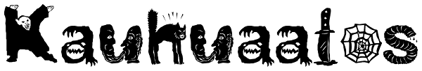 Kauhuaatos Font
