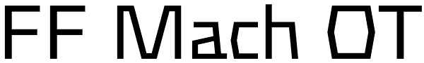 FF Mach OT Font