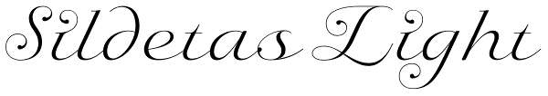 Sildetas Light Font