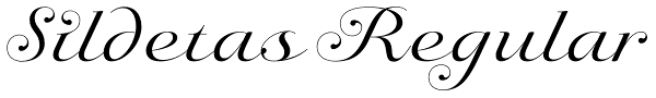 Sildetas Regular Font