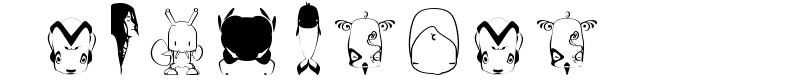 Pictoserie 1 Font