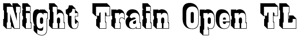 Night Train Open TL Font