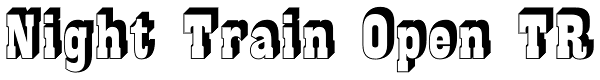 Night Train Open TR Font