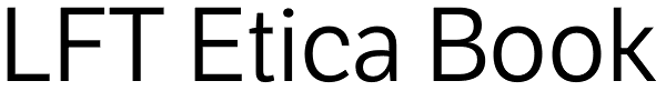 LFT Etica Book Font