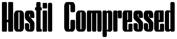 Hostil Compressed Font