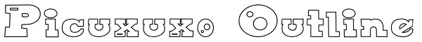Picuxuxo Outline Font