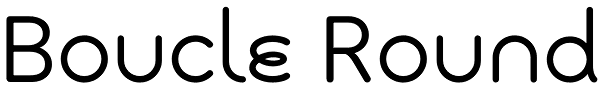 Boucle Round Font