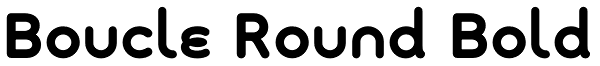 Boucle Round Bold Font