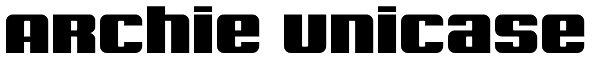 Archie Unicase Font