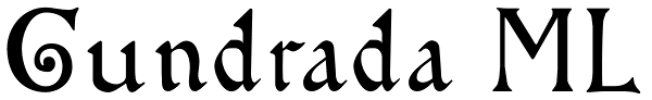 Gundrada ML Font
