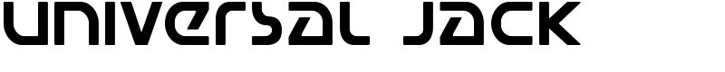 Universal Jack Font