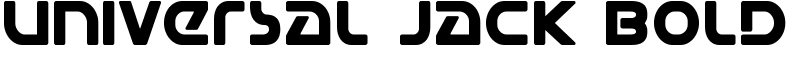 Universal Jack Bold Font