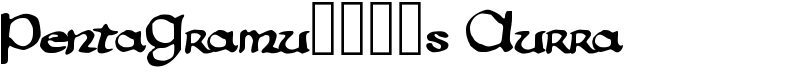 PentaGramu2019s Aurra Font