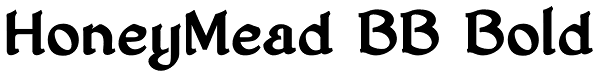 HoneyMead BB Bold Font