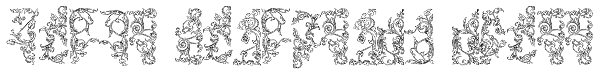 Grave Ornaments Three Font