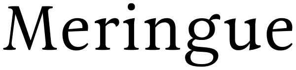 Meringue Font