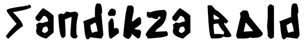 Sandikza Bold Font