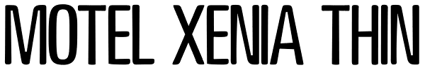 Motel Xenia Thin Font