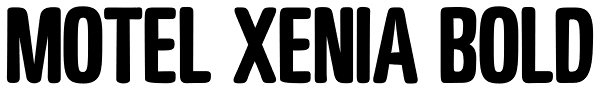 Motel Xenia Bold Font