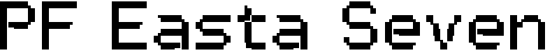 PF Easta Seven Font