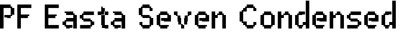 PF Easta Seven Condensed Font