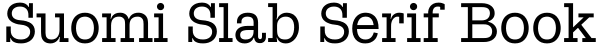 Suomi Slab Serif Book Font
